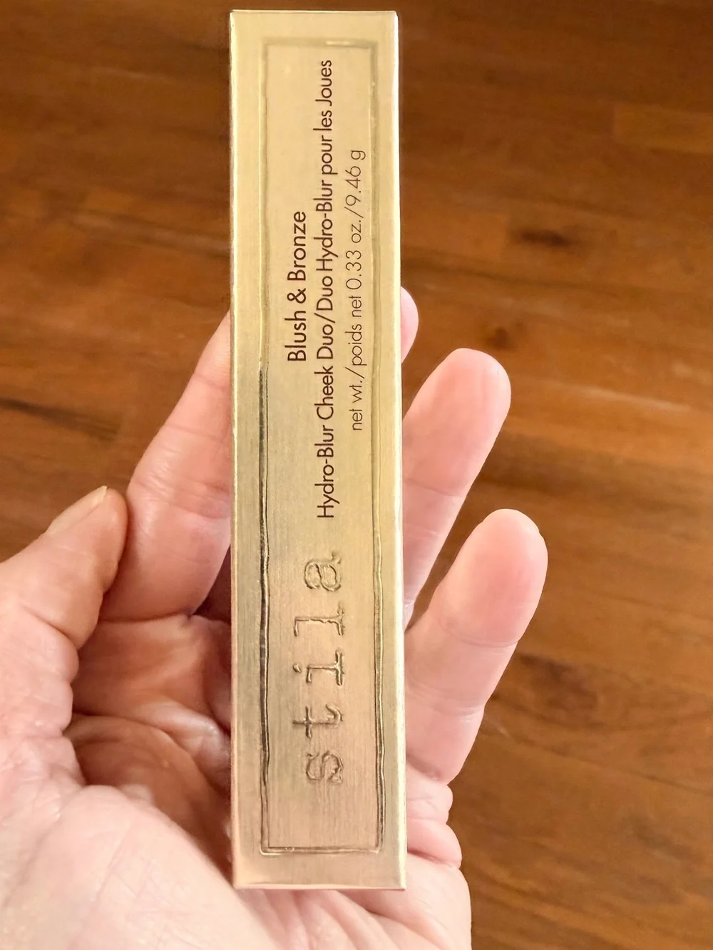 Stila Blush & Bronze Hydro-Blur Cheek Duo - papaya & tan.